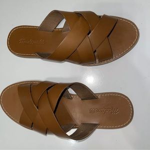 Madewell The Boardwalk Woven Slide Sandal Size 7.5